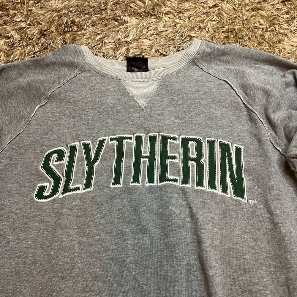 Universal Studios Wizarding World S Harry Potter Slytherin Grey Sweatshirt